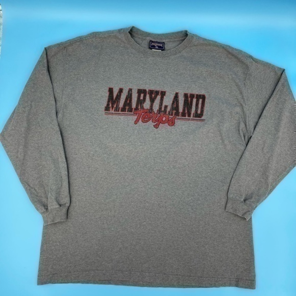Vintage: Jansport Maryland Terps Long-Sleeve T-Shirt